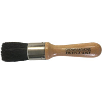 Brosse pour pochoirs, Soies naturelles, Manche Bois, Largeur de 1" We Share Industrial Supply