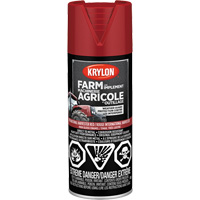 Peinture en a&eacute;rosol pour la ferme et l'&eacute;quipement, Rouge International Harvester, Tr&egrave;s brillant, 340 g, Canette a&eacute;rosol We Share Industrial Supply