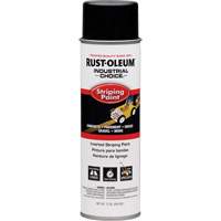S1600 System Inverted Striping Paint, Black, Aerosol Can We Share Industrial Supply