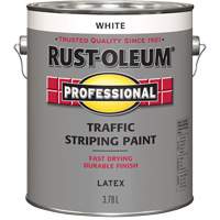 Traffic Striping Paint, White, 3.78 L, Jug We Share Industrial Supply