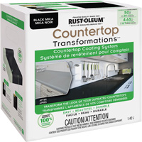 Countertop Transformations&reg; Mica Countertop Coating System, 1.42 L, Kit, Black Mica We Share Industrial Supply