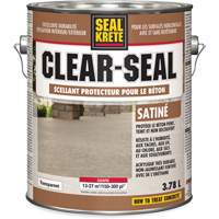 Seal-Krete&reg; Protective Sealer, 3.78 L, Urethane-Based, Satin, Clear We Share Industrial Supply