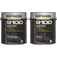 9100 System DTM Epoxy Mastic Base & Activator Kit, Aluminum, Gallon We Share Industrial Supply