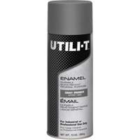 Peinture-&eacute;mail en a&eacute;rosol polyvalent UTILI-T, Appr&ecirc;t gris, 10 oz/283 g, Canette a&eacute;rosol We Share Industrial Supply