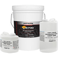 6700 100% Solids Decorative Epoxy, 3 gal., Epoxy-Based, High-Gloss, Grey We Share Industrial Supply