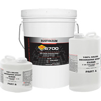 6700 100% Solids Decorative Epoxy, 3 gal., Epoxy-Based, High-Gloss, Clear We Share Industrial Supply