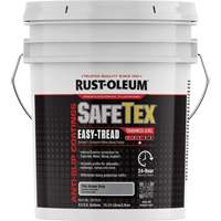SafeTex&reg; Easy-Tread Acrylic Coating, 4 gal., Water-Based, Flat/Textured, Grey We Share Industrial Supply