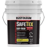 SafeTex&reg; Easy-Tread Acrylic Coating, 4 gal., Water-Based, Flat/Textured, Yellow We Share Industrial Supply