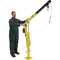 Grue &agrave; fl&egrave;che pour camion actionn&eacute;e par treuil, Capacit&eacute; de 500 lb (0,25 tonne), Limite de 102' We Share Industrial Supply