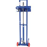 Gerbeur hydraulique &agrave; plateforme, M&eacute;canisme Pompe au pied, Capacit&eacute; de 400 lb, Levage max de 51-1/8" We Share Industrial Supply