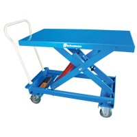 MobiLeveler&reg; Mobile Self-Levelling Scissor Lift Work Table, 27-3/5" L x 17-4/5" W, Steel, 220 lbs. Capacity We Share Industrial Supply