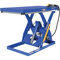 Table &eacute;l&eacute;vatrice &agrave; ciseaux hydraulique, Acier, 60" lo x 30" la, Cap. 3000 lb We Share Industrial Supply