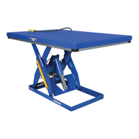 Table &eacute;l&eacute;vatrice &agrave; ciseaux hydraulique, Acier, 48" lo x 24" la, Cap. 3000 lb We Share Industrial Supply