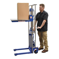 Hefti-Lift Load Stacker, Foot Pump Operated, 880 lbs. Capacity, 59" Max Lift We Share Industrial Supply
