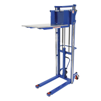 Hefti-Lift Load Stacker, Foot Pump Operated, 1500 lbs. Capacity, 63" Max Lift We Share Industrial Supply