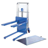 Hefti-Lift Load Stacker, Foot Pump Operated, 400 lbs. Capacity, 44" Max Lift We Share Industrial Supply