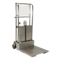 Hefti-Lift Load Stacker, Foot Pump Operated, 450 lbs. Capacity, 45-5/8" Max Lift We Share Industrial Supply
