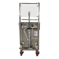 Hefti-Lift Load Stacker, Foot Pump Operated, 450 lbs. Capacity, 45-5/8" Max Lift We Share Industrial Supply