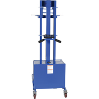 Quick Lift Stacker, Electric Operated, 400 lbs. Capacity, 57" Max Lift We Share Industrial Supply