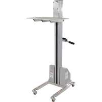 Quick Lift Stacker, Electric Operated, 175 lbs. Capacity, 57" Max Lift We Share Industrial Supply
