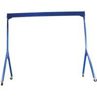 Grue-portique ajustable en acier, 20' lo, Capacit&eacute; 8000 lb (4 tonnes) We Share Industrial Supply