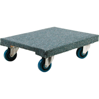 Wood Dollies - Heavy-Duty, Rubber Wheels, 1400 lbs. Capacity, 18" W x 24" D x 7" H We Share Industrial Supply