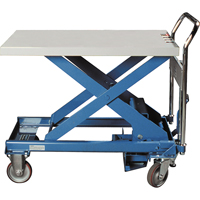 Table &eacute;l&eacute;vatrice &agrave; ciseaux Dandy Lift, 28" lo x 17-7/10" la, Acier, Capacit&eacute; 330 lb We Share Industrial Supply
