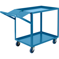 Chariots &agrave; cueillette, 36" h x 24" la x 64" p, 2 Tablettes, Capacit&eacute; 1200 lb We Share Industrial Supply