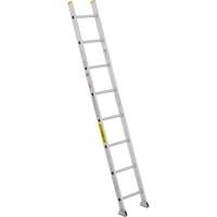 Industrial Heavy-Duty Straight Ladders, 8', Aluminum, 300 lbs., CSA Grade 1A We Share Industrial Supply