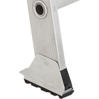 Industrial Heavy-Duty Straight Ladders, 8', Aluminum, 300 lbs., CSA Grade 1A We Share Industrial Supply