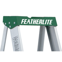 Commercial Duty Stepladders (2400 Series), 4', Aluminum, 225 lbs. Capacity, Type 2 We Share Industrial Supply