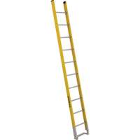Single Section Straight Ladder - 6100 Series, 10', Fibreglass, 375 lbs., CSA Grade 1AA We Share Industrial Supply