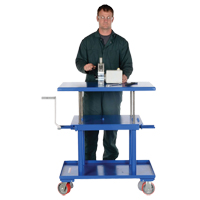 Table &eacute;l&eacute;vatrice hydraulique, 24" lo x 36" la, Acier, Capacit&eacute; 2000 lb We Share Industrial Supply