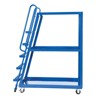 Stock Picking Cart, Steel, 21-7/8" W x 56-1/8" D, 3 Shelves, 1000 lbs. Capacity We Share Industrial Supply