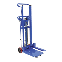 Platform Lift Stacker, Foot Pump Operated, 750 lbs. Capacity, 52" Max Lift We Share Industrial Supply