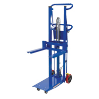 Platform Lift Stacker, Foot Pump Operated, 750 lbs. Capacity, 52" Max Lift We Share Industrial Supply