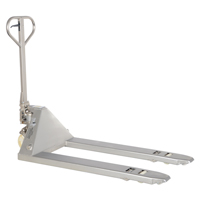 Pallet Truck, Stainless Steel, 48" L x 27" W, 5500 lbs. Capacity We Share Industrial Supply