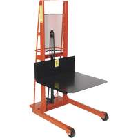 Hydraulic Platform Lift Stacker, Foot Pump Operated, 1000 lbs. Capacity, 60" Max Lift We Share Industrial Supply