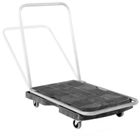 Utility Platform Truck, 30-1/2" L x 20-1/2" W, 250 lbs. Cap., Rubber Wheels We Share Industrial Supply