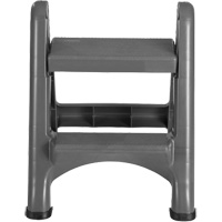Escabeau repliable, 2 marches, 19-1/2" x 20-1/2" x Hauteur 22-3/4" We Share Industrial Supply