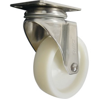 Roulette, Pivotant, 4" (101,6 mm), Nylon, 200 lb (91 kg) We Share Industrial Supply