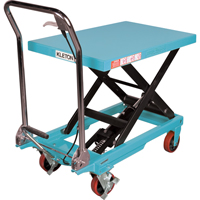 Table &eacute;l&eacute;vatrice robuste &agrave; ciseaux hydraulique, 32" lo x 19-3/4" la, Acier, Capacit&eacute; 660 lb We Share Industrial Supply