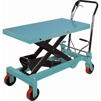 Table &eacute;l&eacute;vatrice robuste &agrave; ciseaux hydraulique, 39-3/8" lo x 20-1/8" la, Acier, Capacit&eacute; 1650 lb We Share Industrial Supply