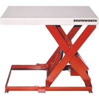 Table &eacute;l&eacute;vatrice &agrave; ciseaux, Acier, 36" lo x 20" la, Capacit&eacute; 550 lb We Share Industrial Supply