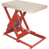 Table &eacute;l&eacute;vatrice &agrave; ciseaux, Acier, 36" lo x 20" la, Capacit&eacute; 1100 lb We Share Industrial Supply