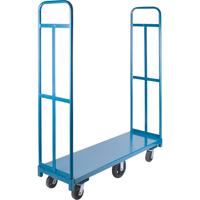 Chariot &agrave; plateforme U-Boat, 60" lo x 18" la x Capacit&eacute; 1500 lb, Roues en Caoutchouc We Share Industrial Supply