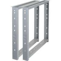 &eacute;tabli - Pieds, Acier, 28" p x 32" h, Paire We Share Industrial Supply