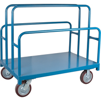 Chariots porte-panneaux robuste, 48" x 30" x 45", Capacit&eacute; 2500 lb We Share Industrial Supply