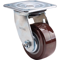 Caster, Swivel, 4" (101.6 mm), Polyurethane, 550 lbs. (249.5 kg.) We Share Industrial Supply