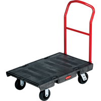 Heavy-Duty Platform Truck, 36" L x 24" W, 1000 lbs. Cap., Rubber Wheels We Share Industrial Supply